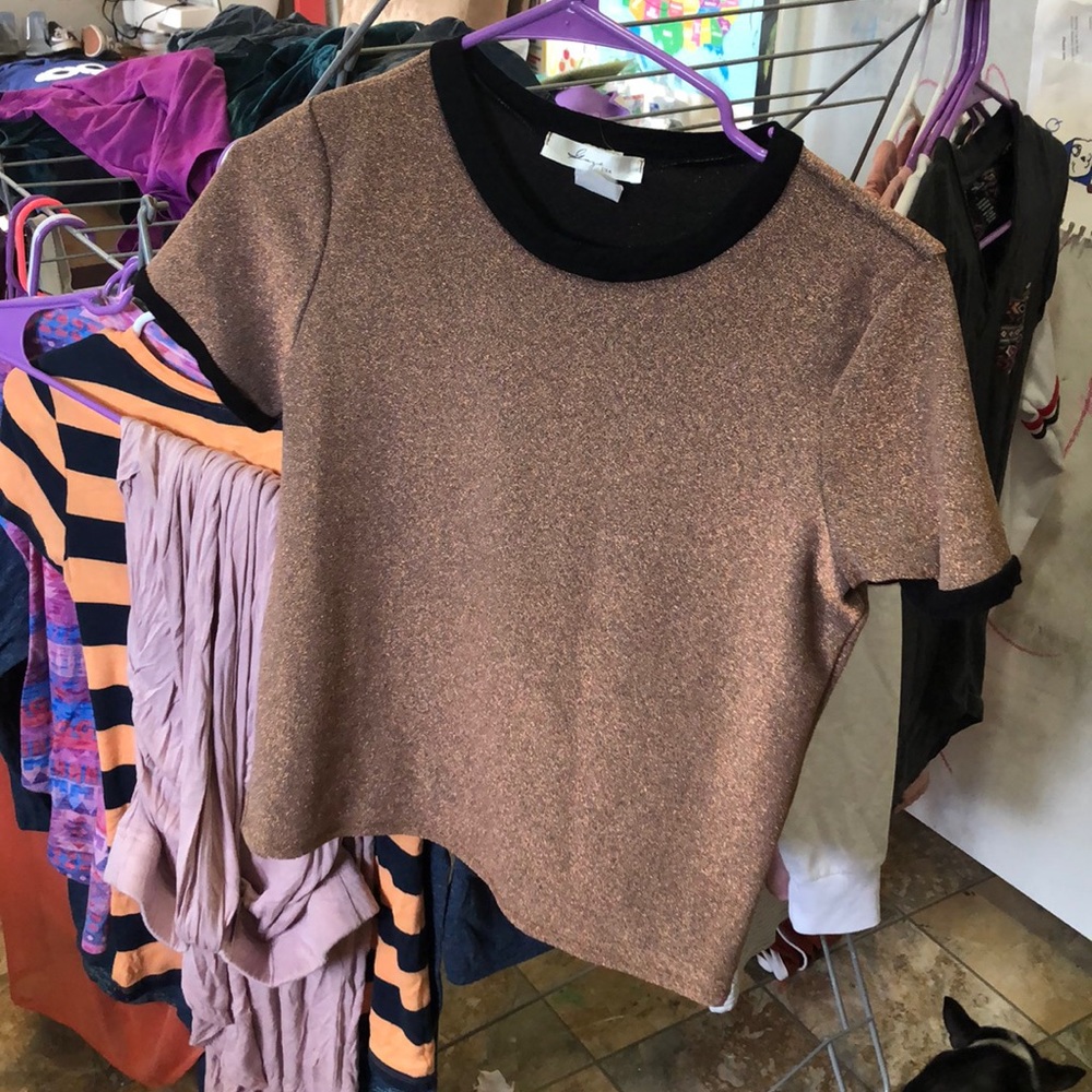 Gold blouse